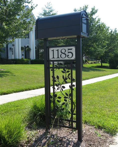 wrought iron mailboxes residential